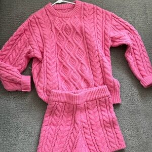 Daily Drills Cable Knit Set XS/S